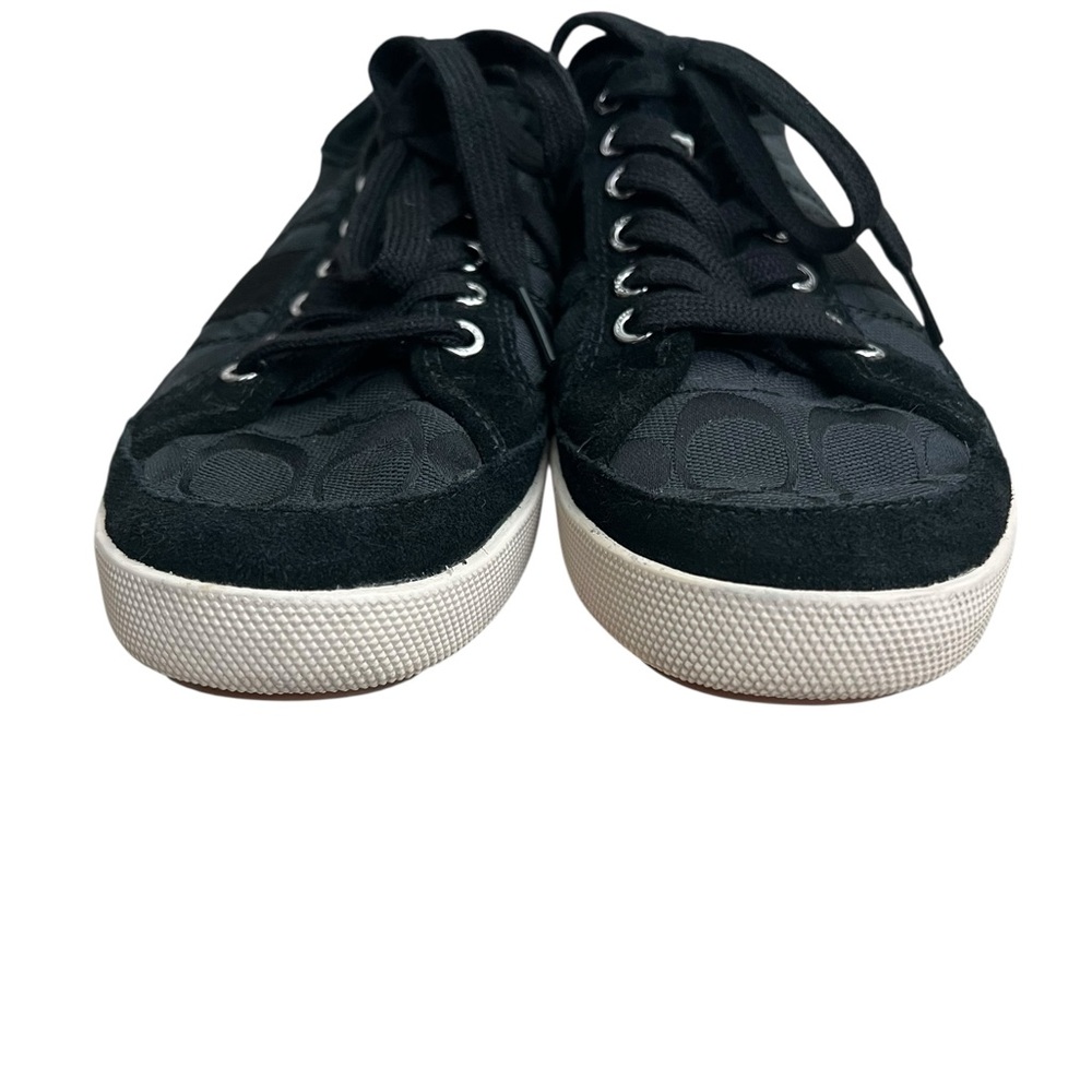 COACH Men’s Brad FS Size 8D Low Top Sneakers | Women 9.5M Black UNISEX - Picture 6 of 10